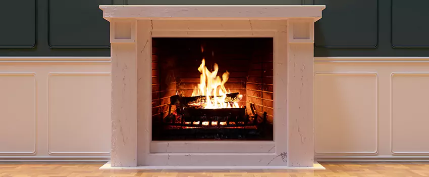 Decorative Electric Fireplace Installation in Laguna Beach, California