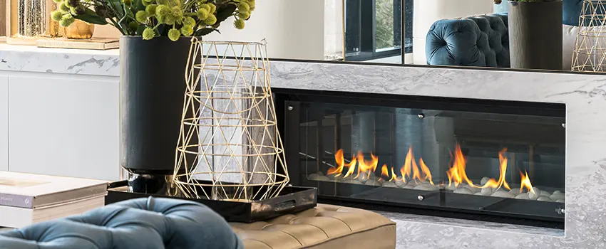 Custom Fireplace Crystals in Laguna Beach, California