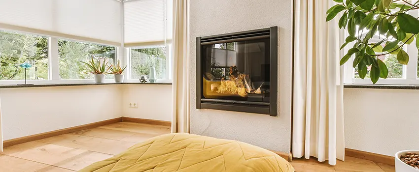 Residential Fireplace Ceramic Glass Installation in Laguna Beach, CA