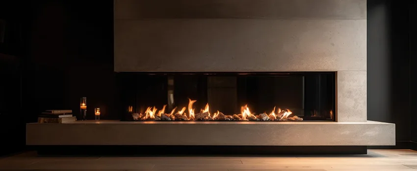 Gas Fireplace Ember Bed Design Services in Laguna Beach, California