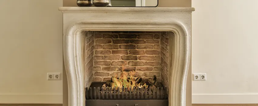 Vintage-style Fireplace Redesign in Laguna Beach, California
