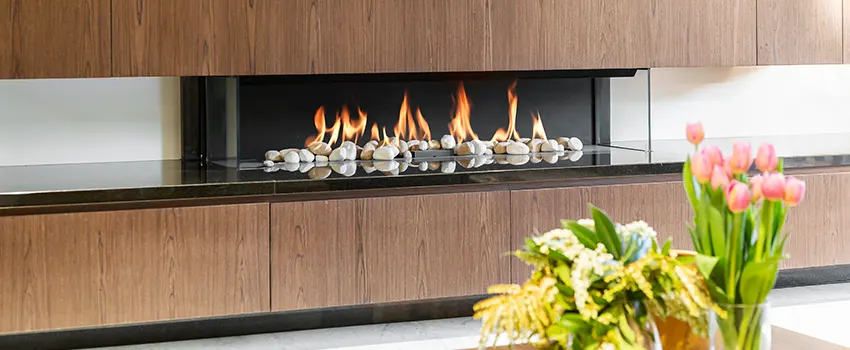 Double-height Fireplace Design Refurbishment in Laguna Beach, California